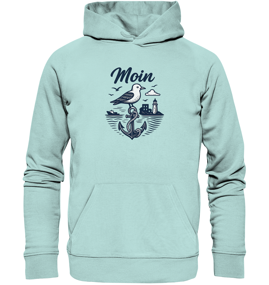 Hoody with an anchor and seagull print by LLOOVA

Urban hoodie inspired by the port of Hamburg