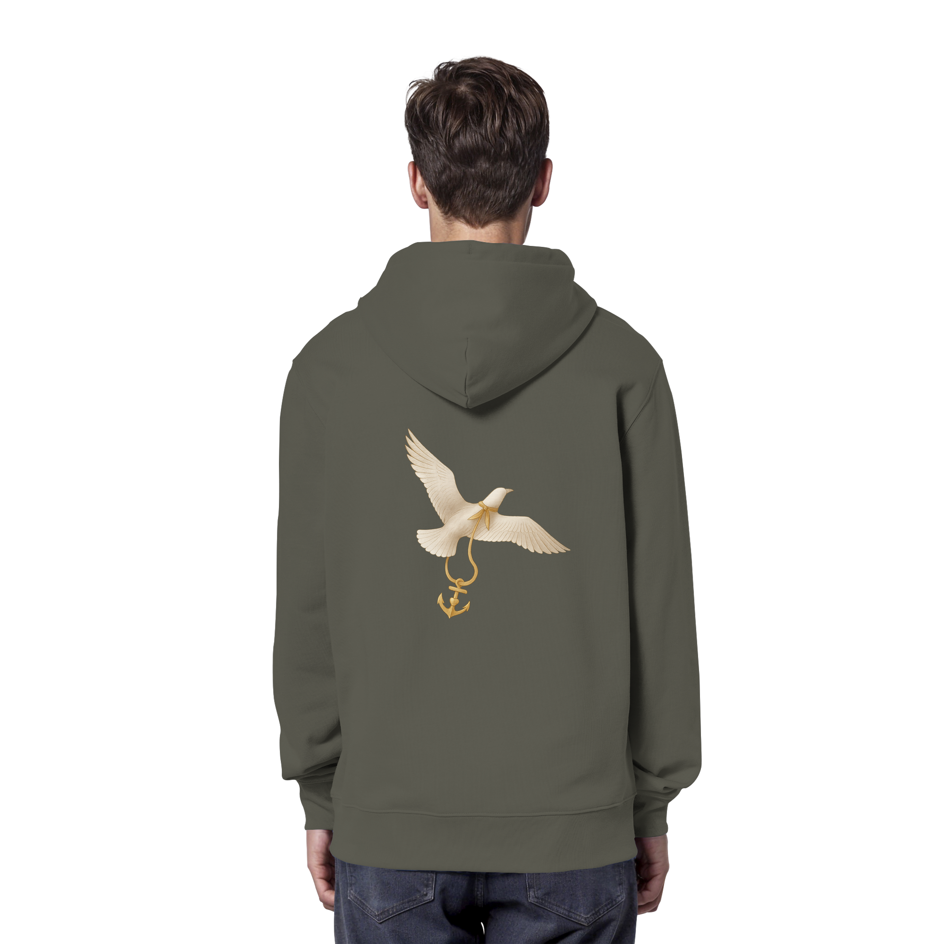 Rückenwind Damen Hoodie designed in Hamburg

