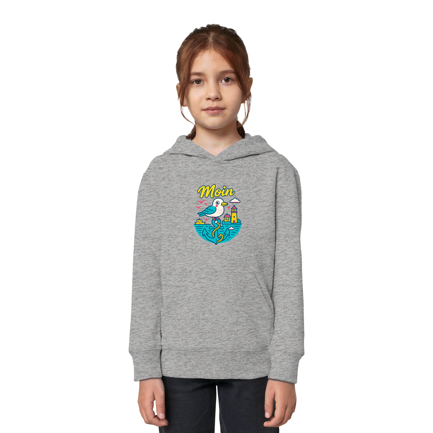 LLOOVA Kids "Moin & AHOI" - Kids Organic Hoodie