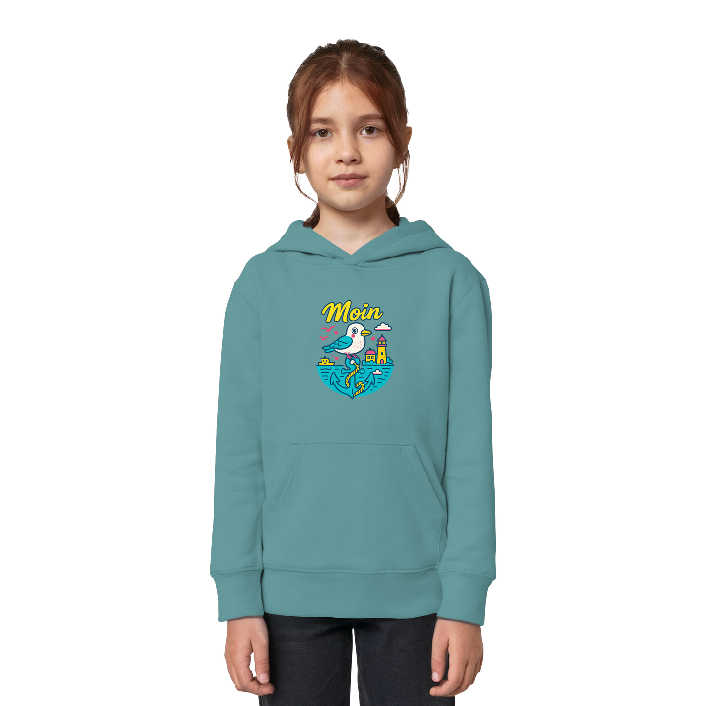 LLOOVA Kids "Moin & AHOI" - Kids Organic Hoodie