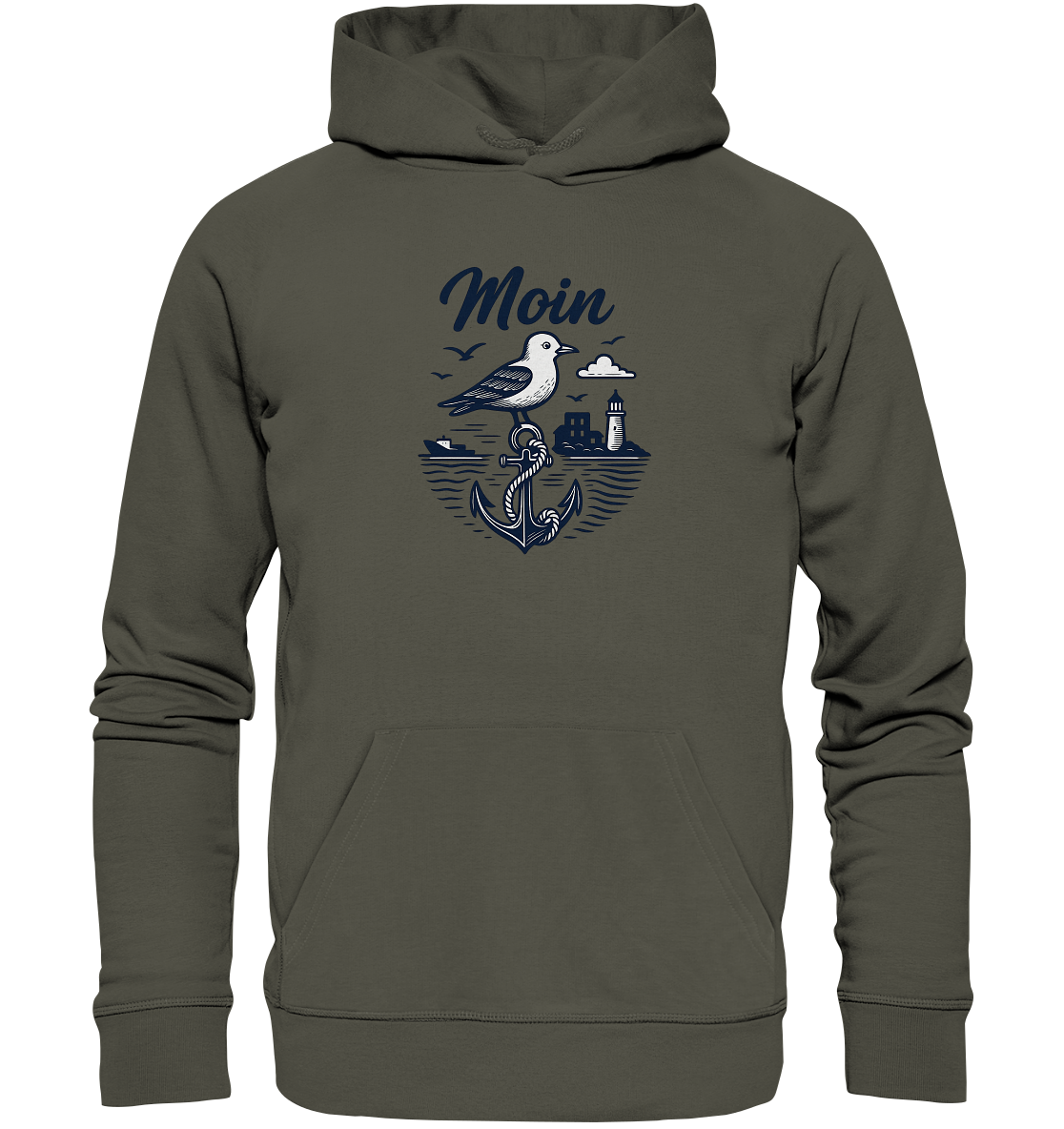 Heimathafen Küstendeich – Organic Hoodie