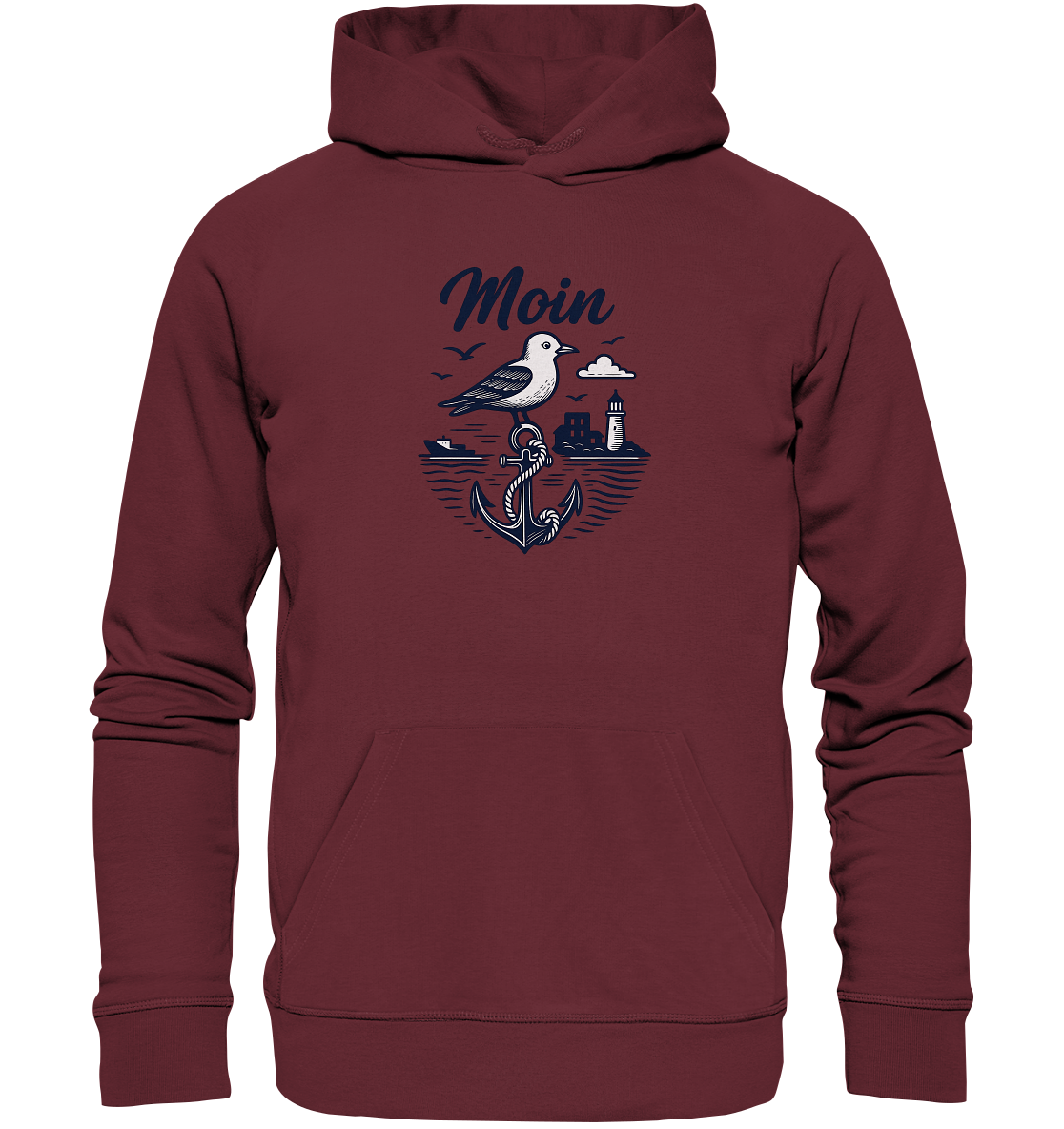 Heimathafen Küstendeich – Organic Hoodie